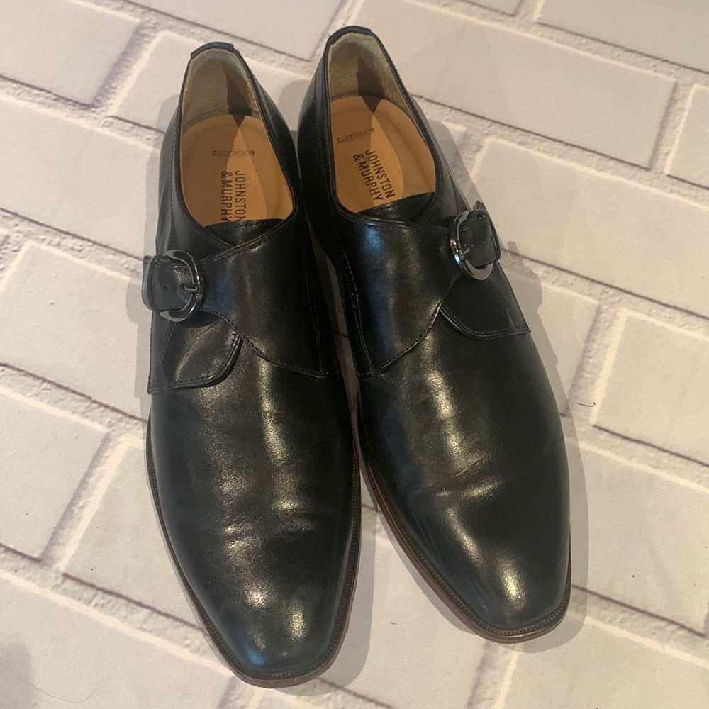 Johnston & Murphy monk strap shoes